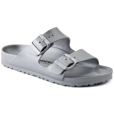 Birkenstock Arizona EVA  ženski natikači srebrni ozko kopito 1003491