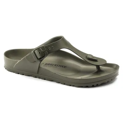Birkenstock Gizeh EVA unisex natikači khaki regular kopito 1019143
