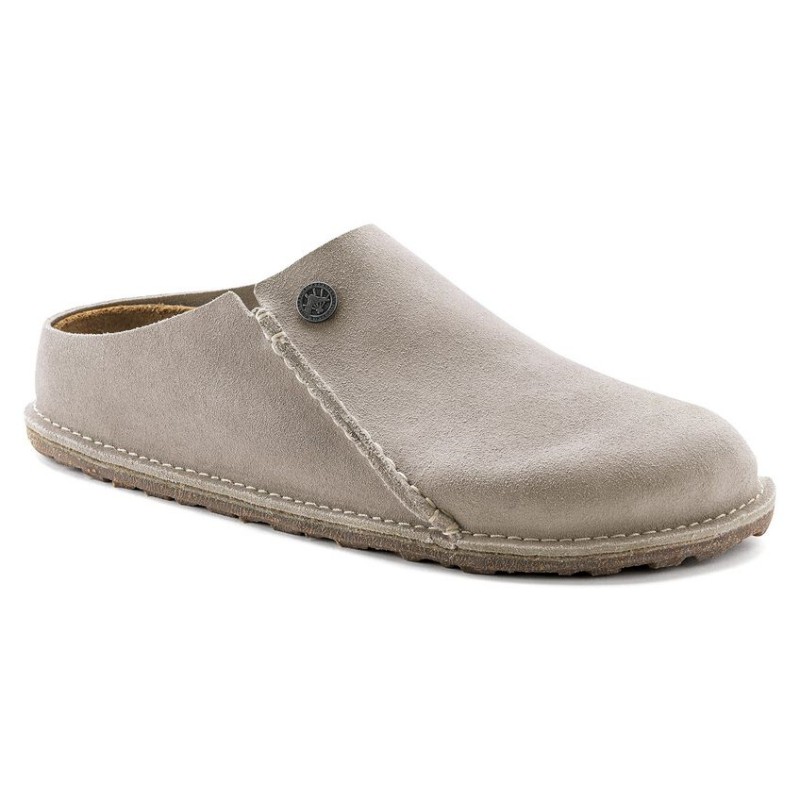 Birkenstock Zermatt Premium Suede Stone Coin regular