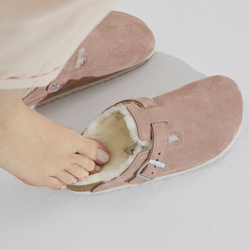 Birkenstock Boston VL/Shearling Pink Clay 1023281