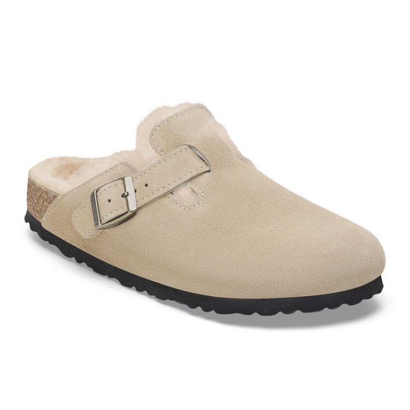 Birkenstock Boston VL/Shearling Taupe 1028289