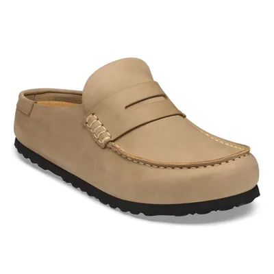 Birkenstock Naples v oljenem usnju in v tabacco rjavi barvi regular kopito 1032718