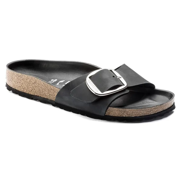  Birkenstock Madrid BB ozko kopito, oljeno usnje black 1006523