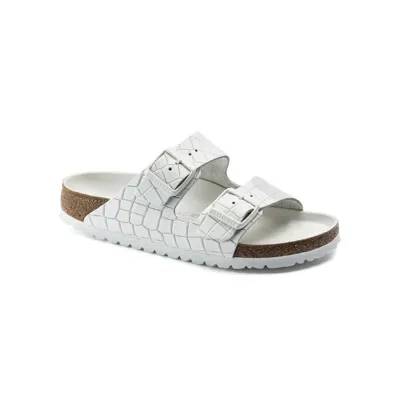 Birkenstock Arizona BS white croco stamp regular 1019228