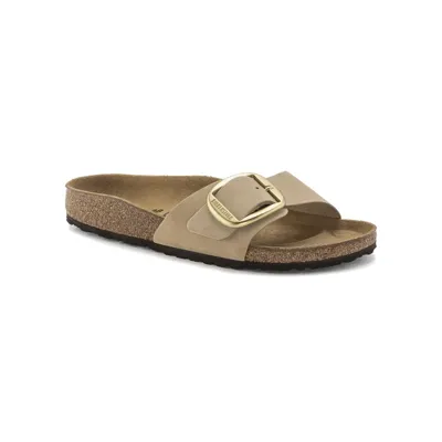  Birkenstock Madrid BB brušeno usnje bež barve ozko kopito 1024009